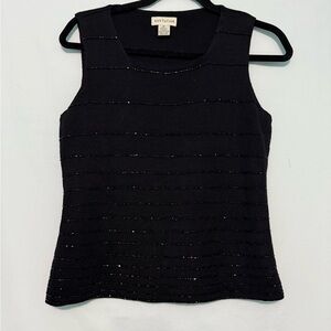Ann Taylor black sleeveless tank top